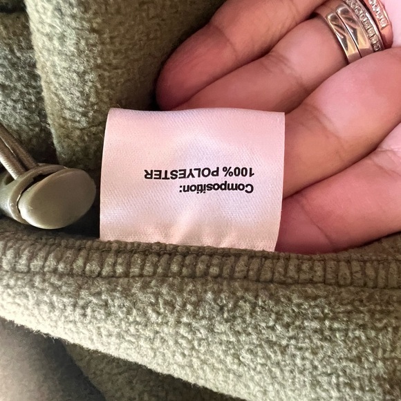 Olive Green Men's Hooded Jacket - Picture 4 of 4